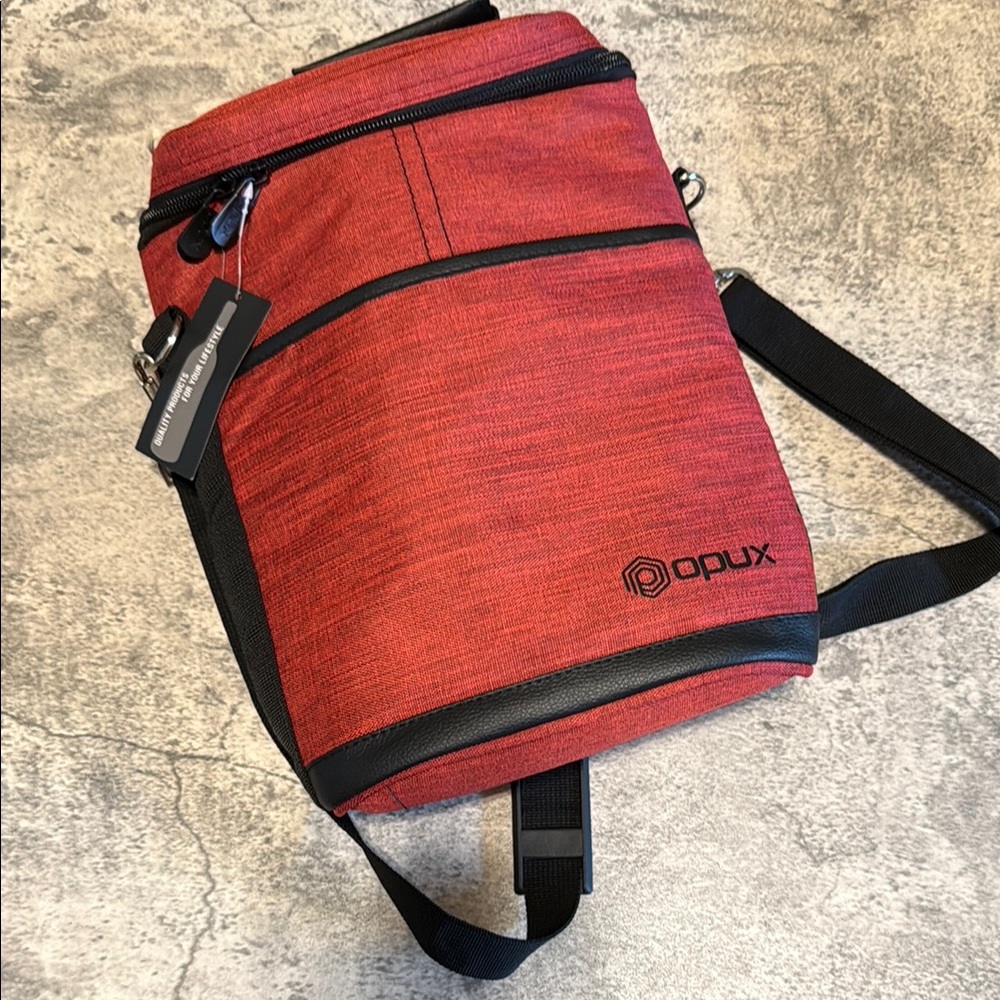NWT: OPUX 2 Bottle Wine Carrier Tote